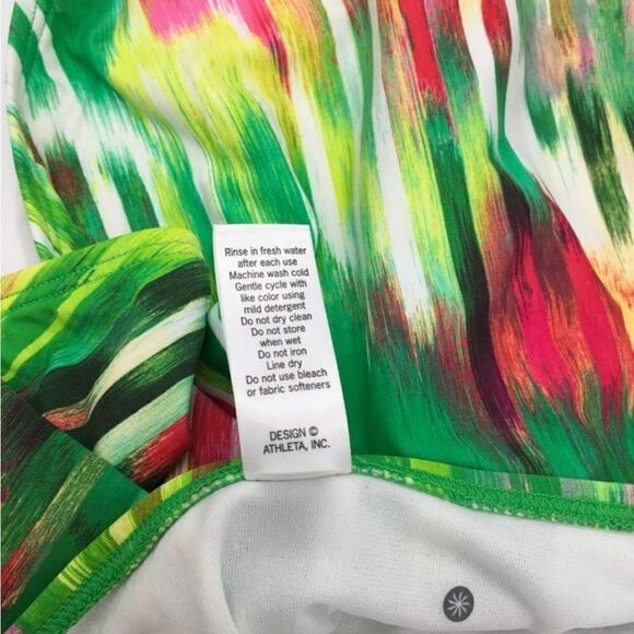 NWT Athleta Wailea Loop Bikini bottom XL - Rasta colors: vacation vibes - Picture 2 of 7